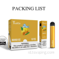 YouTo Electronic Rokok 1500 Puff Disposable Vape Pod